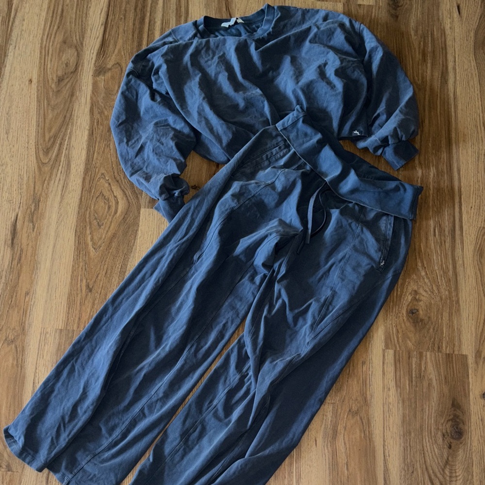 JoyLab blue bubble hem set